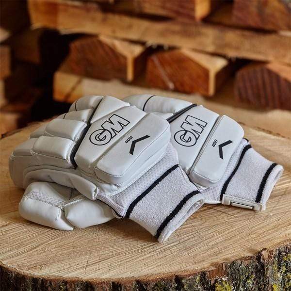 GM 808 Cricket Adult Batting Gloves 2022 - Premium Leather Protection for Cricket Players - Perfect for Practice & Match Play