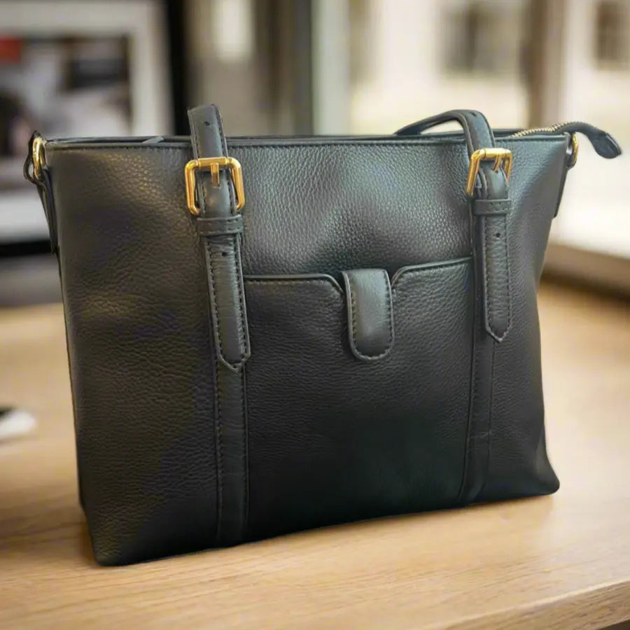 BOL Women's Genuine Leather Tote Bag - Stylish & Spacious Handbag for Work, Travel & Everyday Use