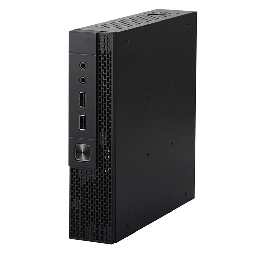 Compact ITX Computer Case TX02 - Mini Desktop PC Case for Industrial Control & HTPC | Perfect for Small Space Gaming, Home Theater & Office Workstations