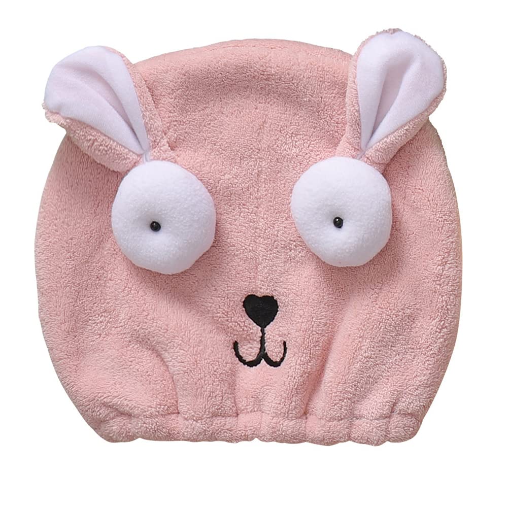 Soft Absorbent Microfiber Hair Drying Cap for Girls & Teens - Quick Dry Shower Cap, Coral Fleece Hair Towel Wrap for Bathing, Spa, Pool & Home Use