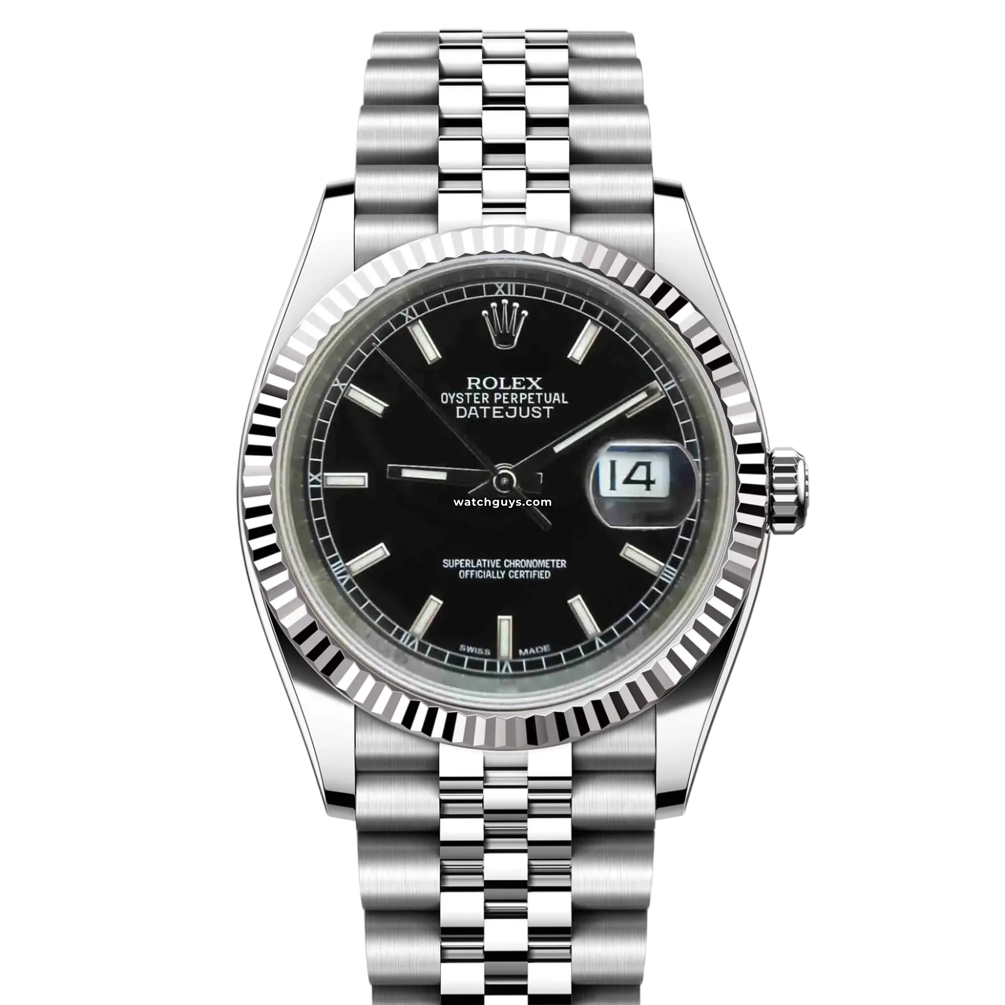Rolex Datejust 116234 Men's Watch - Black Dial, Jubilee Bracelet, Stainless Steel - Perfect for Business, Formal Events & Luxury Gifts