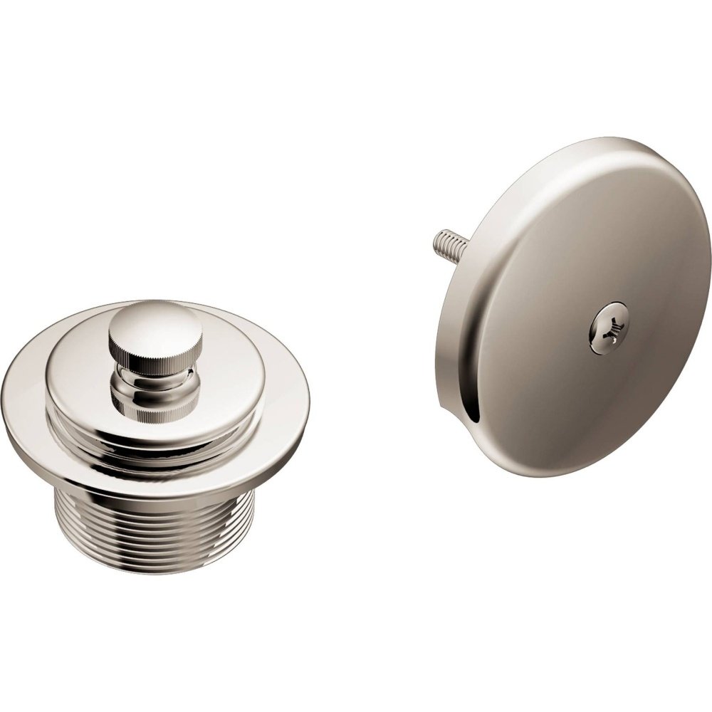 Moen T90331NL 1.5-Inch Nickel Bathroom Drain Cover - Perfect for Showers, Bathtubs & Sink Drains