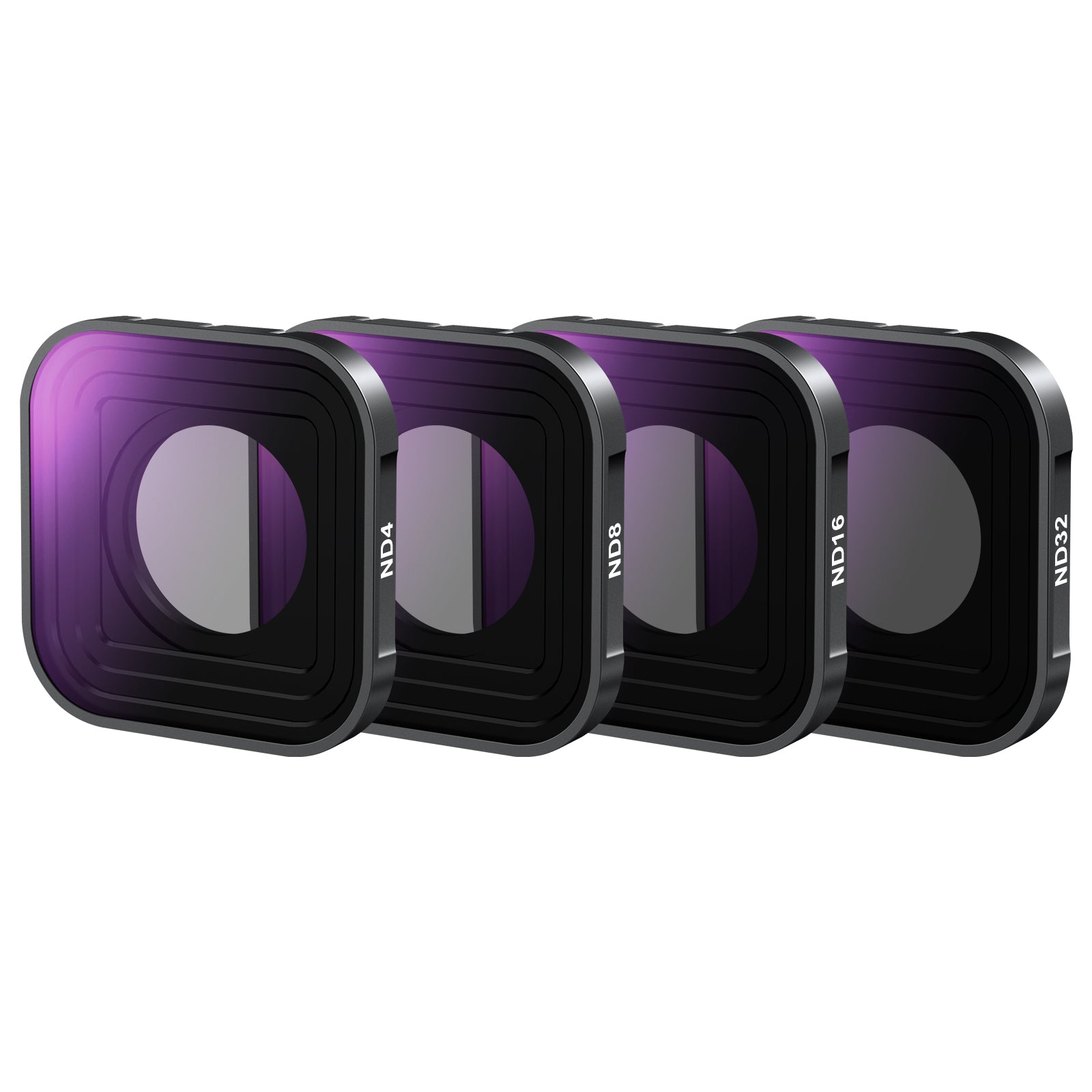 NEEWER FL GP9 4-Pack ND Filter Set for GoPro Hero 13/12/11/10/9 - Neutral Density Lens Filters for Action Camera - Perfect for Sunny Days, Water Sports & Vlogging