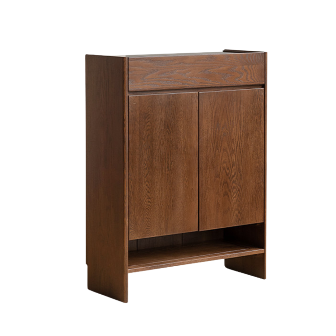 33.4x13.7x44.8 inch / 85x35x114 сm / walnut color / solid wood shoe cabinet