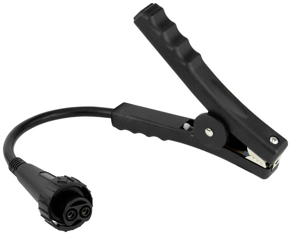 Megger Heavy Duty Kelvin Clip-Connect (X1) - Black Test Lead for Electrical Testing | Professional Electrical Equipment for Circuit Testing & Maintenance