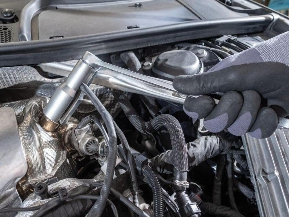 Hazet 4680-3 Oxygen Sensor Socket Wrench - Professional Lambda Probe Removal Tool for Automotive Repair & Maintenance