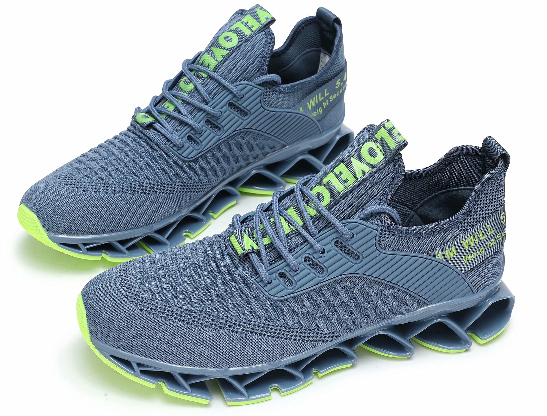 Chopben Men's Running Shoes - Non-Slip Blade Design, Breathable Mesh & Soft Sole for Athletic Walking & Casual Wear | Perfect for Jogging, Gym Workouts & Daily Comfort