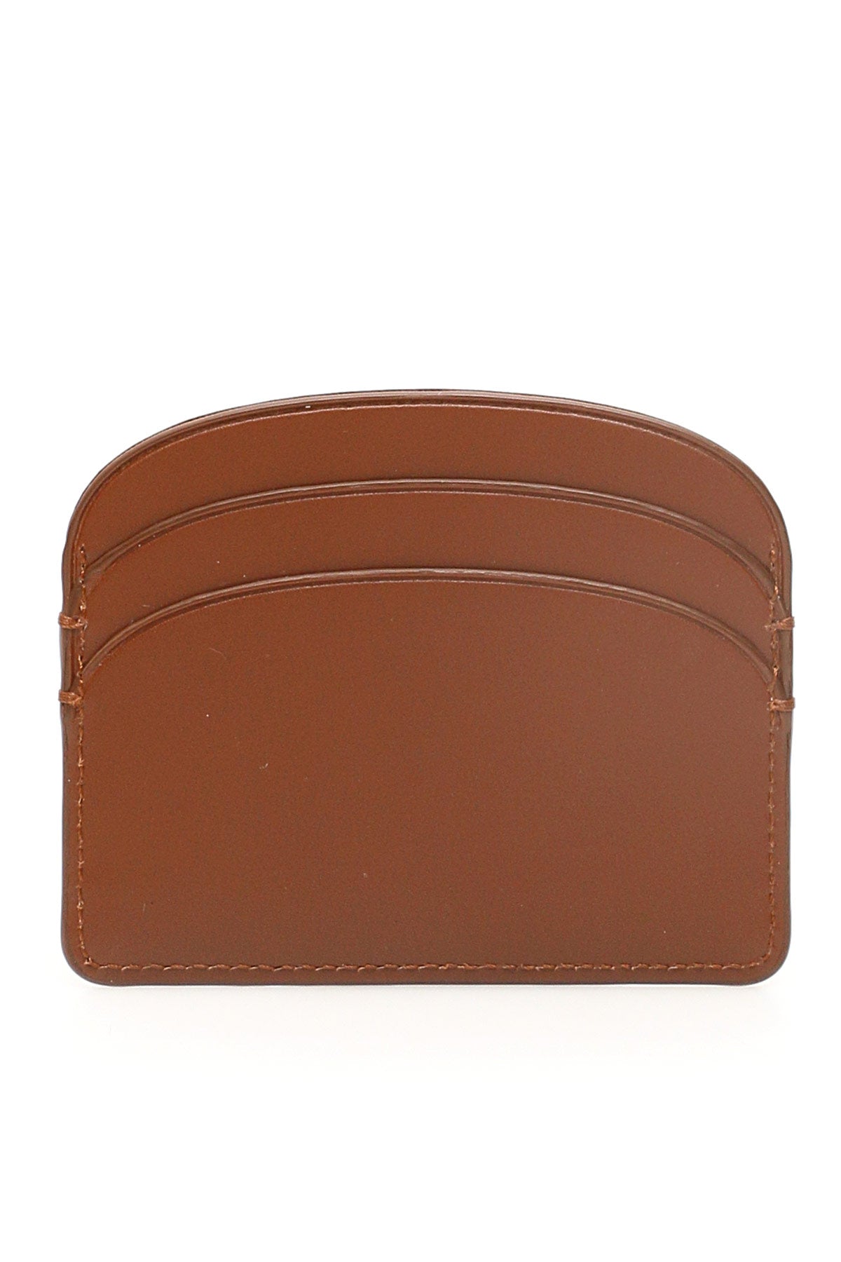 APC Demi Lune Leather Card Holder - Slim RFID Blocking Wallet for Credit Cards & ID - Perfect for Travel, Business, and Everyday Use