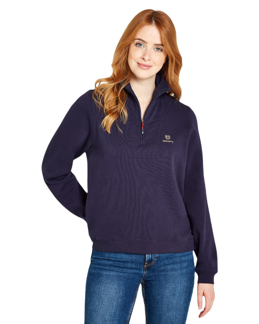 Dubarry Women's Castlemartyr Quarter Zip Sweatshirt - Soft Fleece Pullover for Outdoor Activities & Casual Wear