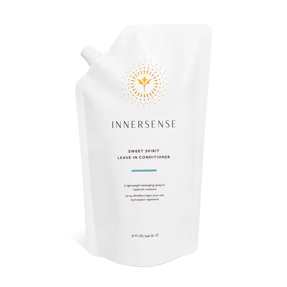 INNERSENSE Organic Beauty Sweet Spirit Leave-In Conditioner for Hydration & Frizz Control - Natural Hair Care for Curly, Dry & Damaged Hair - Perfect for Daily Use & Styling