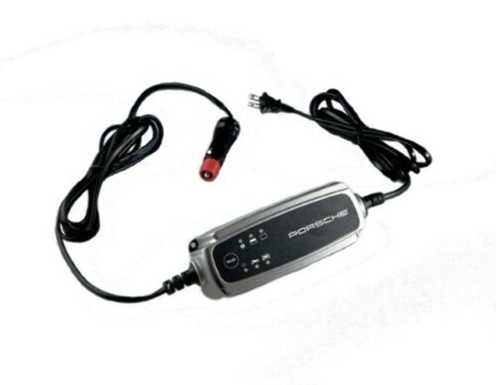Porsche Charge-o-mat Pro 12V Battery Charger & Maintainer - Smart Car Battery Charger for Porsche Vehicles - Perfect for Winter Storage & Long-Term Battery Maintenance