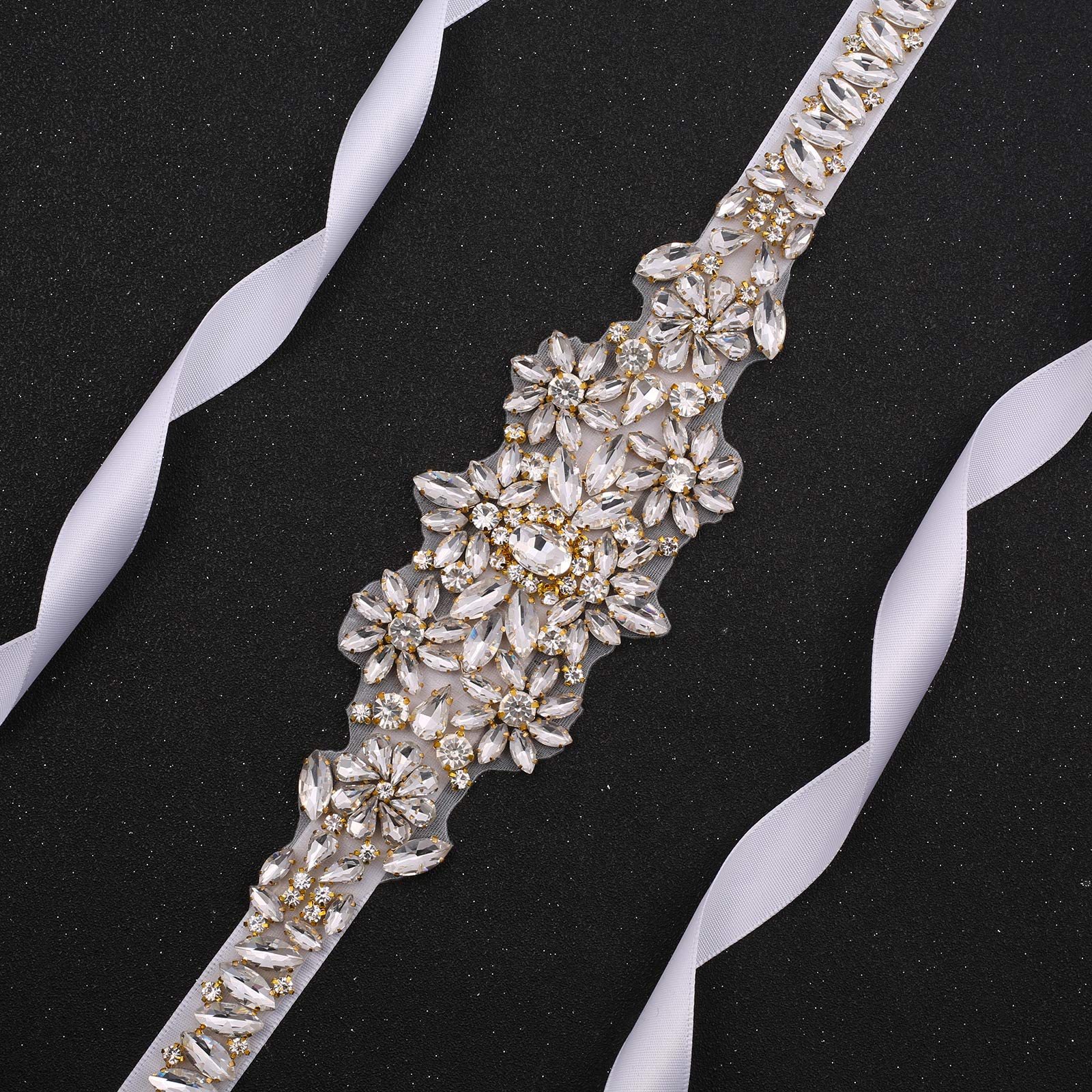 Sparkling Rhinestone Wedding Sash Belt for Women - Crystal Bridal Belt for Party, Prom & Evening Dresses | Perfect for Bridal Showers, Weddings & Formal Events