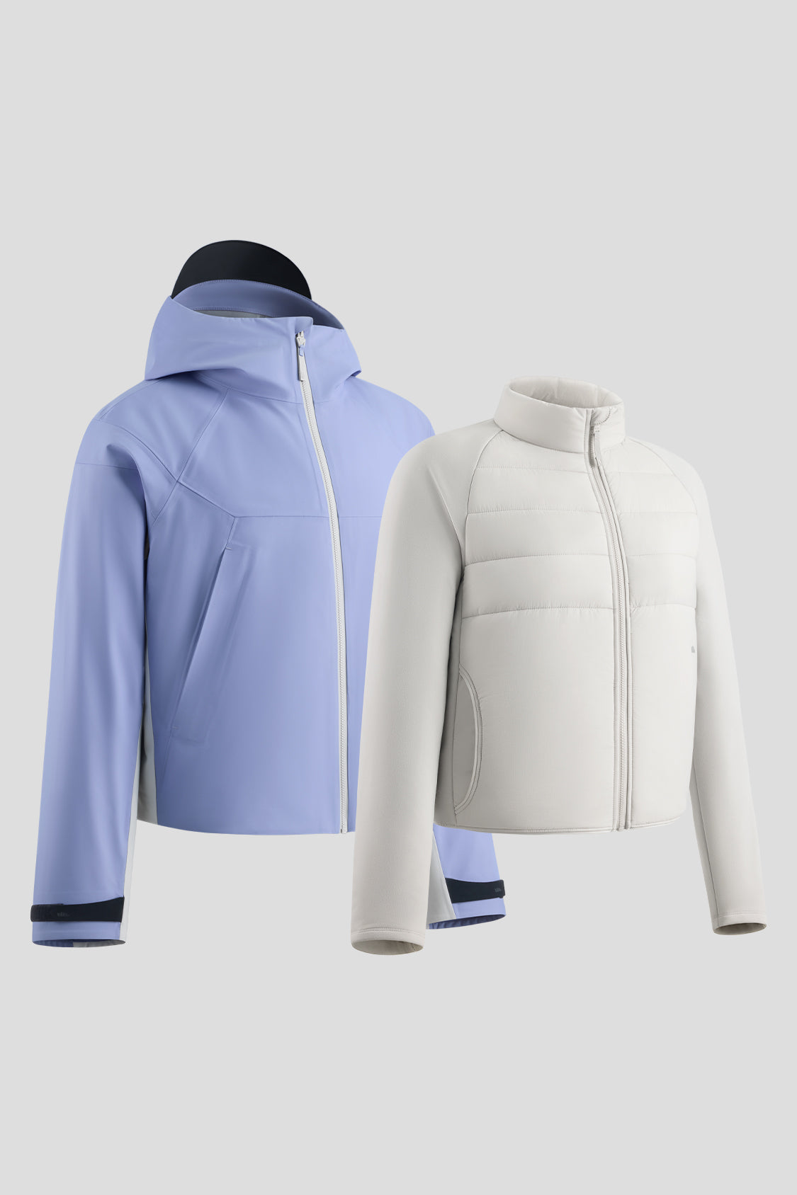 ThermaTrio Women's 3-in-1 Convertible Jacket - Waterproof Windbreaker with Removable Fleece Liner for Hiking, Camping & Outdoor Adventures