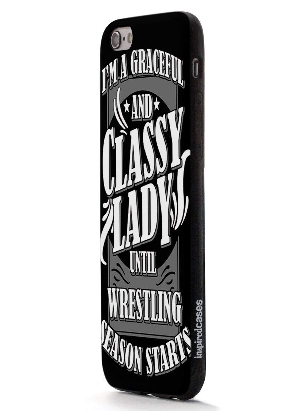 Stylish Black Phone & Tablet Case - Inspired Cases 'Classy Lady Until Wrestling Season' - Perfect for Work, Travel & Everyday Use