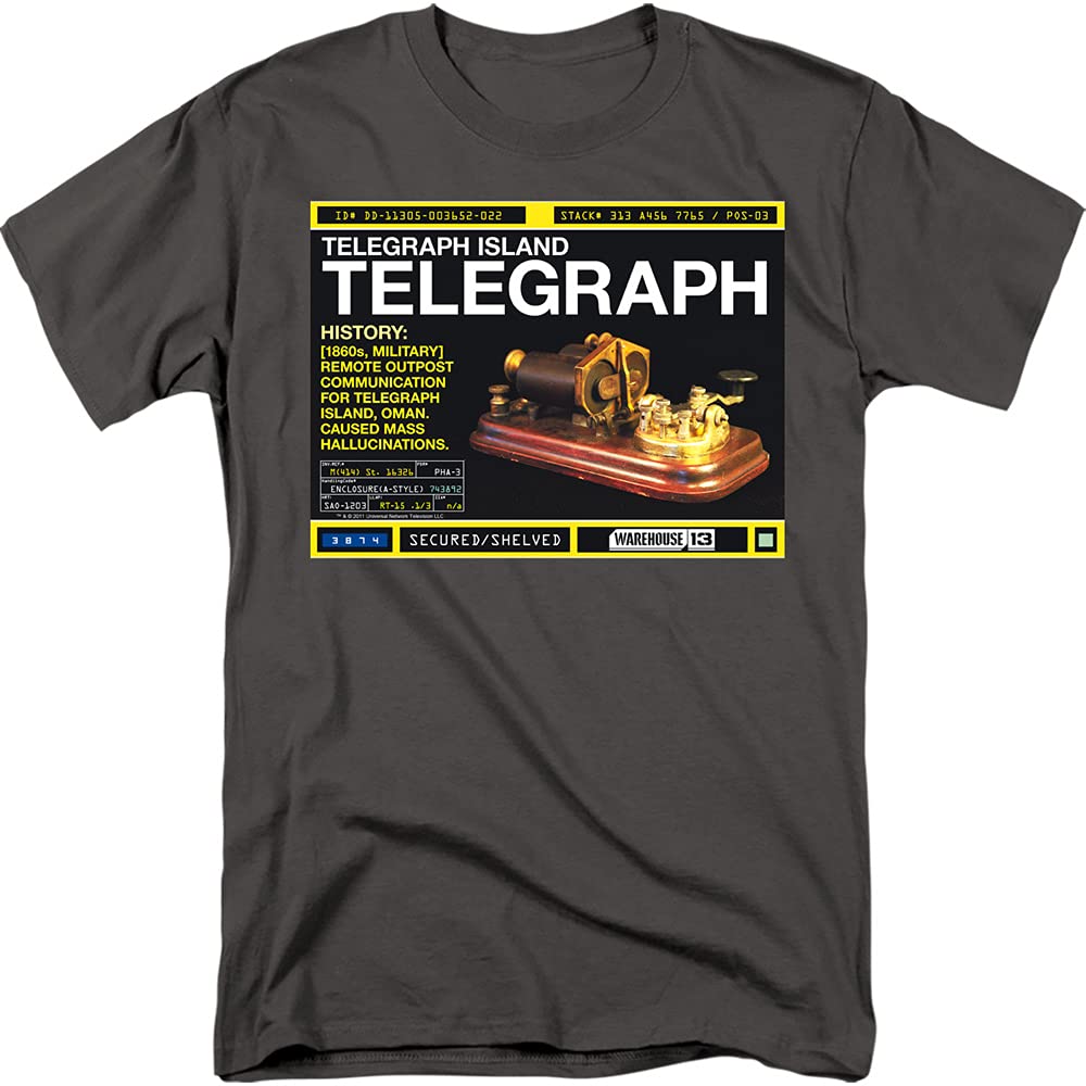 Warehouse 13 Telegraph Island Unisex T-Shirt for Men & Women - Casual Graphic Tee for Sci-Fi Fans, Comic Con & Everyday Wear