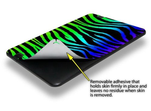 Rainbow Zebra Decal Skin for Amazon Kindle Fire HD 8.9 Inch - Protective Cover with Stylish Design, Perfect for School, Travel, and Everyday Use