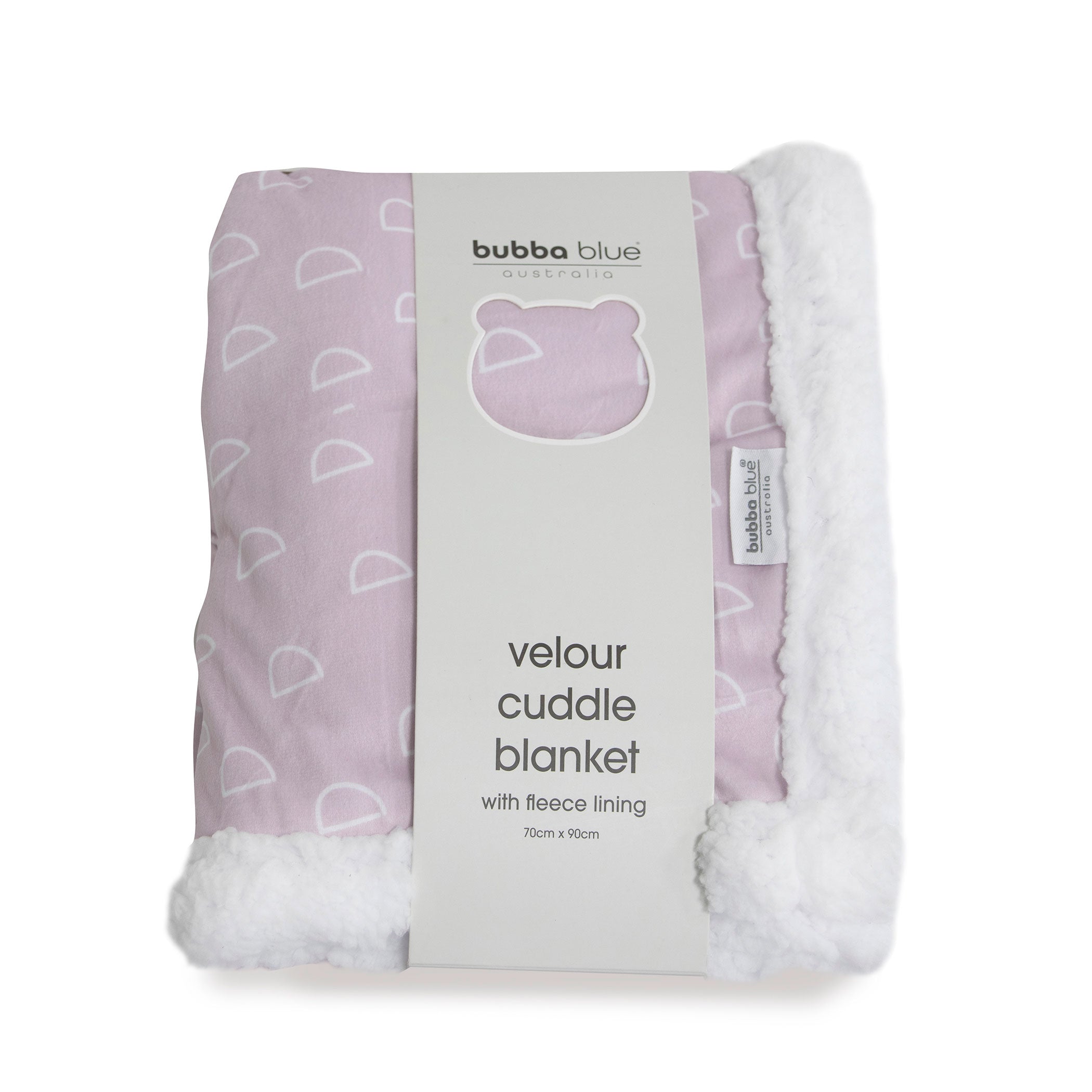 Nordic Velour Cuddle Blanket with Fleece Lining - Soft Plush Throw Blanket for Sofa, Bed & Couch - Cozy Winter Blanket for Home, Office & Travel - Lilac