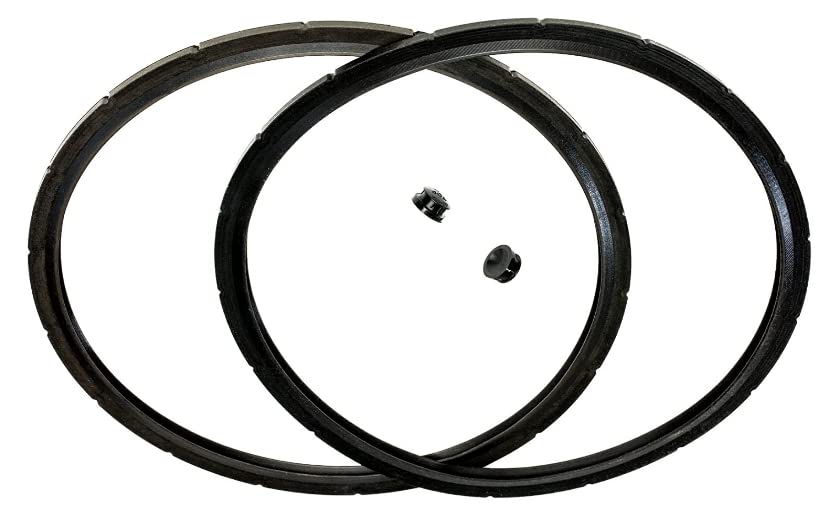 2-Pack Presto Pressure Cooker Sealing Ring Gasket Replacement (Model 09924) - Durable Silicone Accessories for Safe Cooking, Canning & Meal Prep