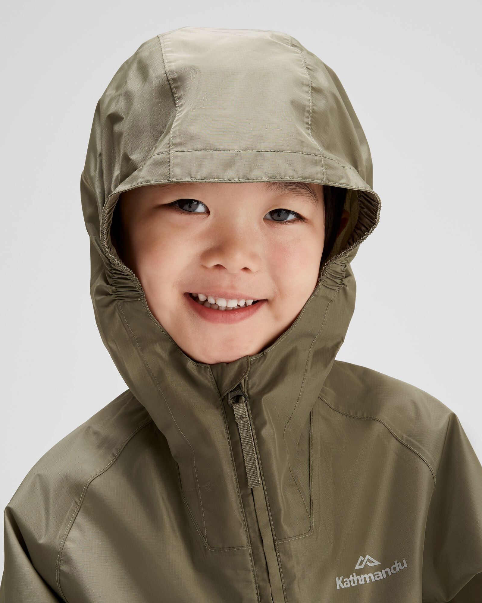 2L Kids Rain Jacket Waterproof Lightweight - Pocket it v4 Beech Color for Outdoor Play & School Commute