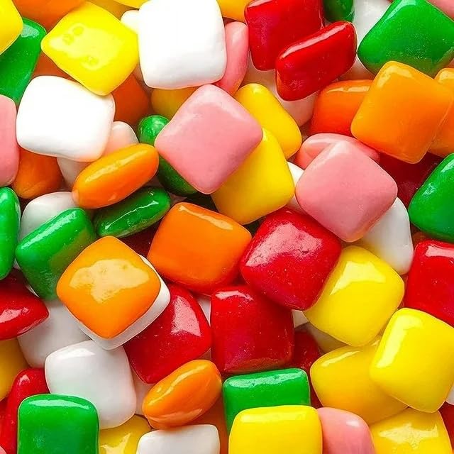 Original Assorted Flavors Chiclets Chewing Gum - 1 Pound (Approx 380 Pieces) - Bulk Bubble Gum for Candy Machines, Party Favors & Christmas Treats - Perfect for Bubble Blowing, Office Snacks & Gift Baskets