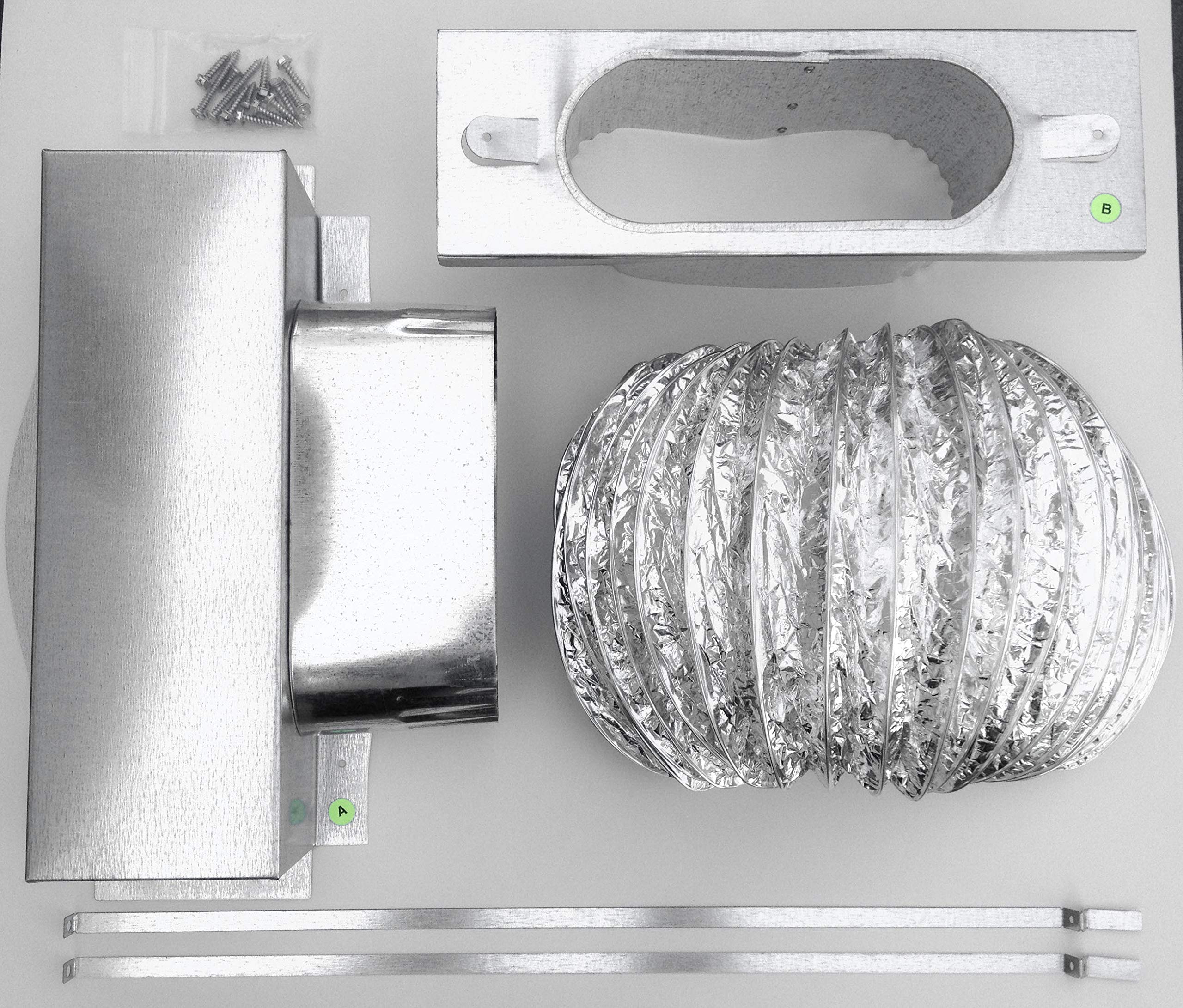 Under Cabinet Toe Kick Floor Vent Ducting Kit - HVAC Airflow Solution for Kitchen & Bathroom Renovations