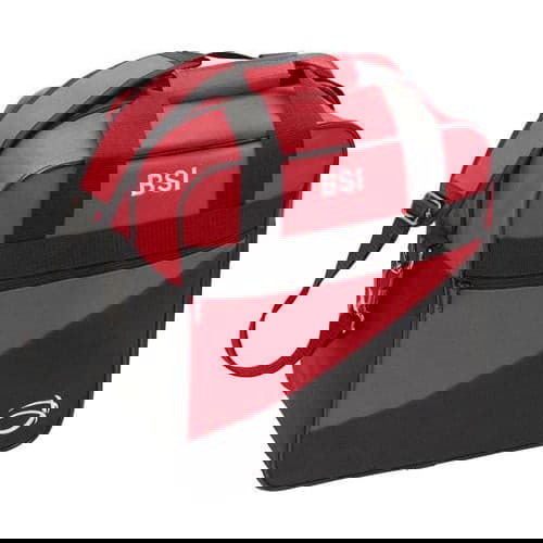 BSI Solar III Single Tote Bowling Bag - Red & Black Design for Bowling Enthusiasts | Perfect for League Games, Practice Sessions & Bowling Tournaments