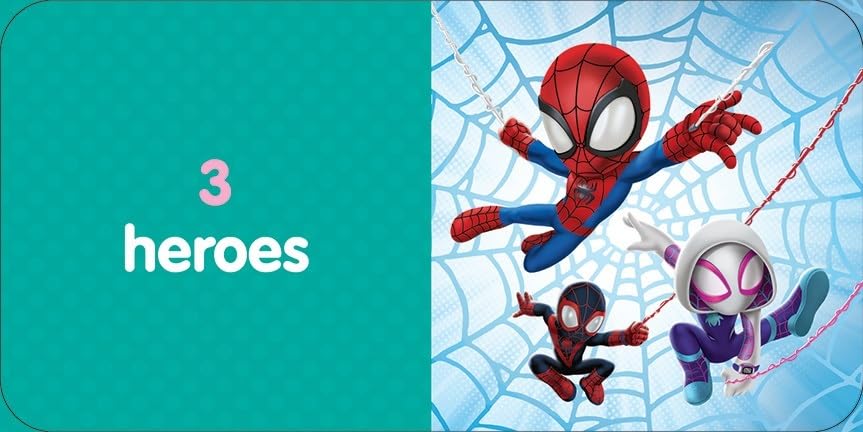 Marvel Spidey and His Amazing Friends - 12 Board Book Set for Toddlers | First Words, Alphabet, Numbers Learning | Baby Early Education Books | Perfect for Bedtime Stories & Preschool Learning