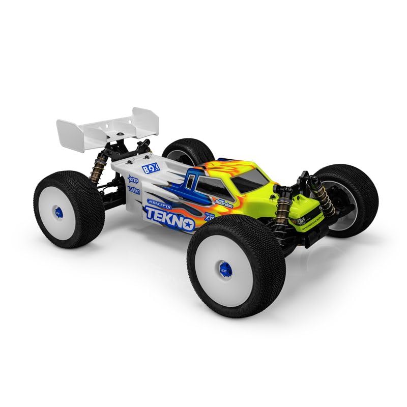 JConcepts 0402 Tekno ET48 2.0 Clear Body for RC Trucks - Perfect for Racing, Bashing & Off-Road Adventures