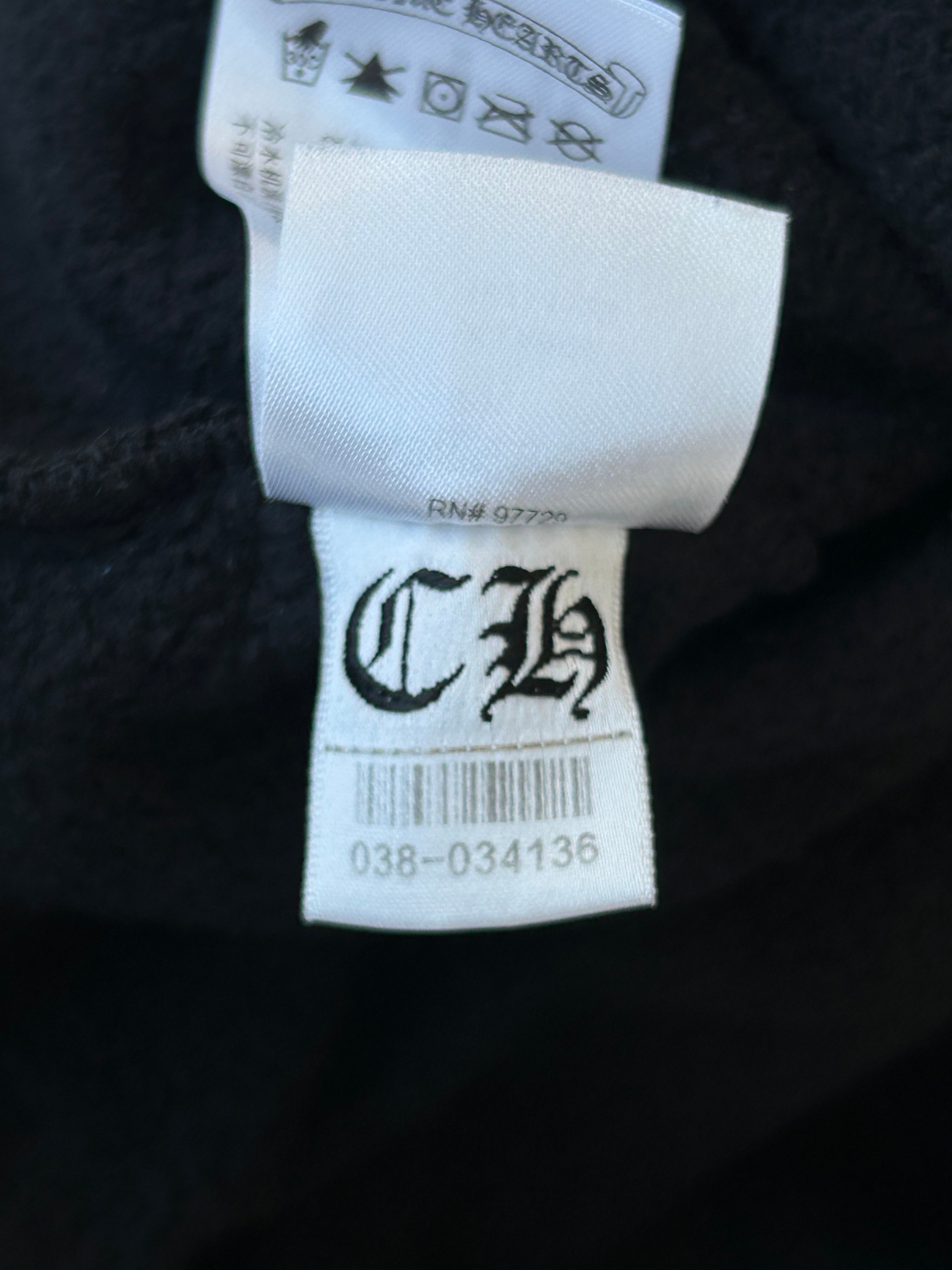 Chrome Hearts Black & White 1988 Script Logo Hoodie - Vintage Streetwear for Men & Women - Perfect for Casual Outfits & Urban Fashion