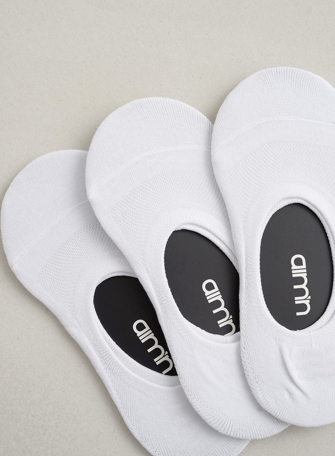 3 Pack White Invisible Workout Socks - No Show Athletic Socks for Women & Men - Comfortable Low Cut Sneaker Socks for Running, Yoga, Gym & Everyday Wear
