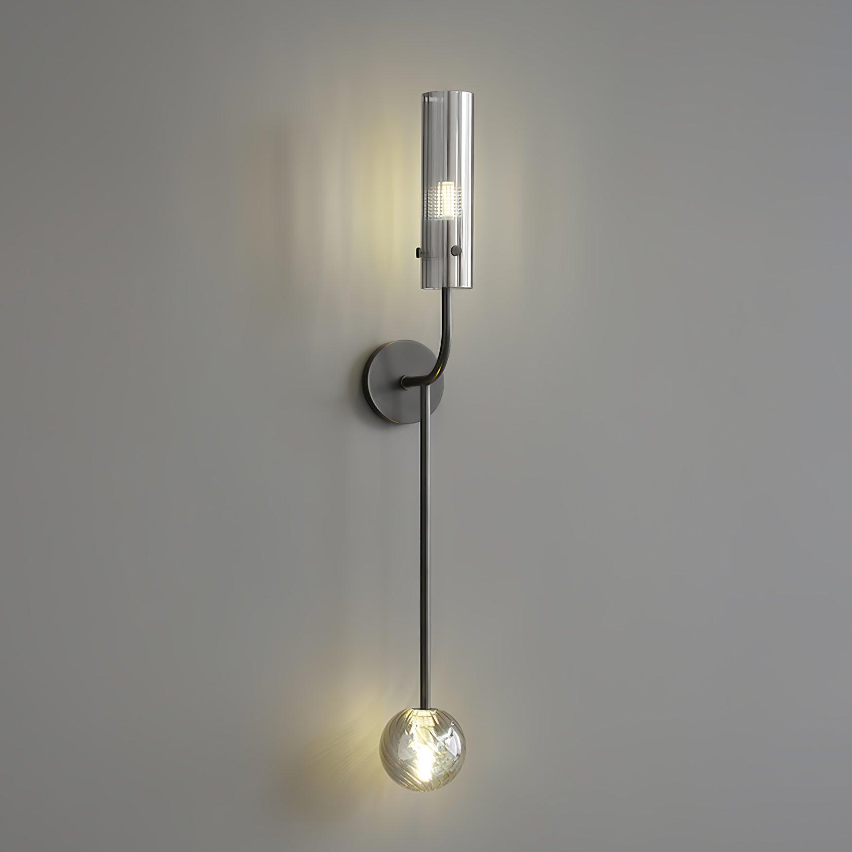 Eclat Vertica Modern Wall Lamp - Sleek LED Sconce Lighting for Bedroom, Living Room & Hallway - Energy Efficient Indoor Wall Light Fixture