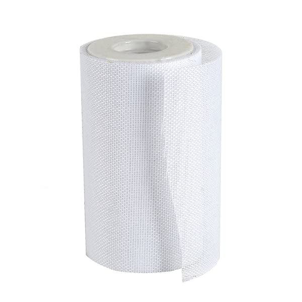 6-Inch x 30 Feet White Burlap Fabric Roll - Natural Jute Material for Wedding Decor, Party Centerpieces, DIY Crafts & Home Decorations - Perfect for Rustic Weddings, Table Runners, and Craft Projects