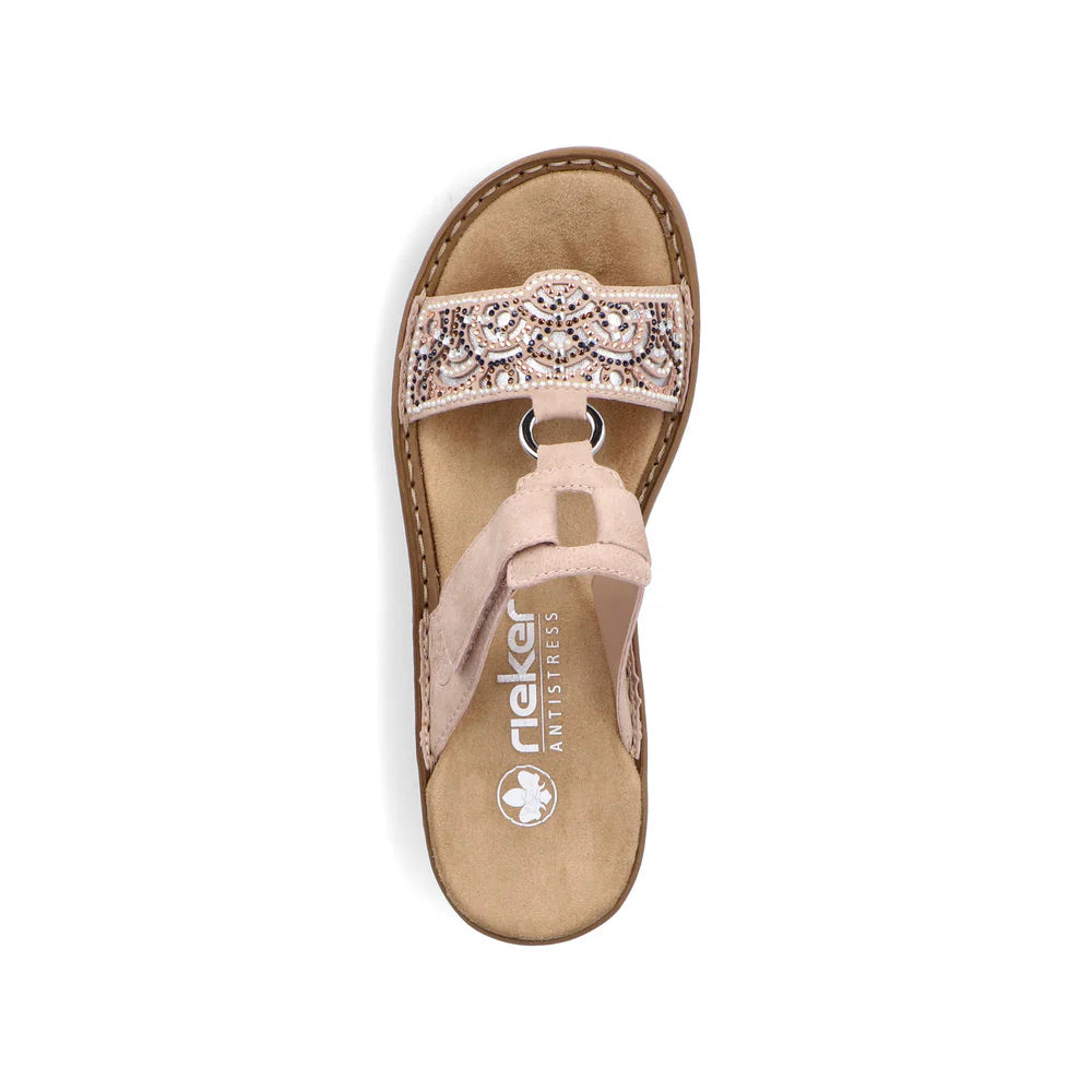 Rieker 608K2 Taupe Women's Comfortable Casual Shoes for Walking, Work & Everyday Wear