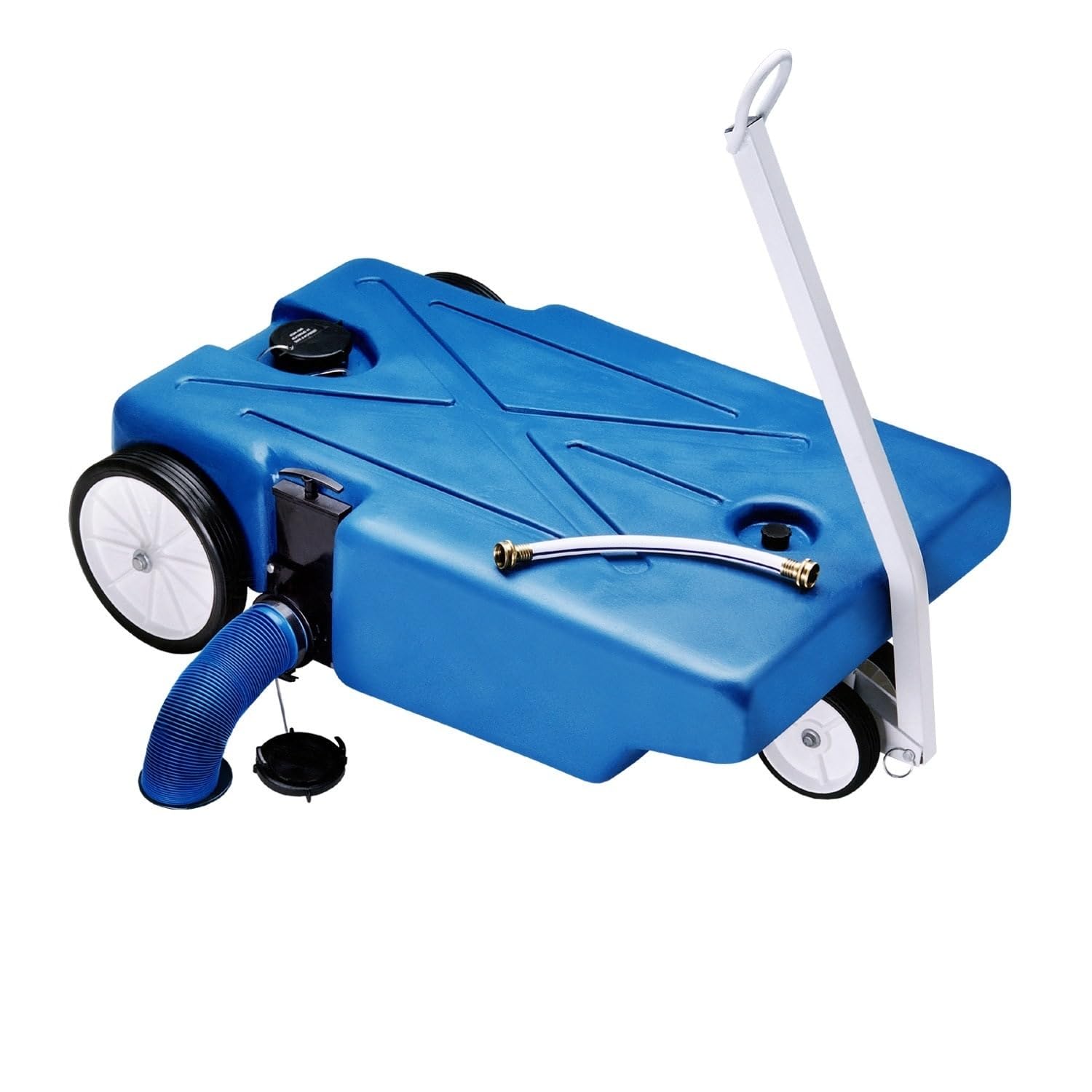 Barker 4-Wheeler Tote Tank - 32 Gallon Capacity (27844) - Heavy Duty Utility Tank for ATV, UTV & Farm Use - Blue - Perfect for Water Hauling, Fuel Transport & Agricultural Applications