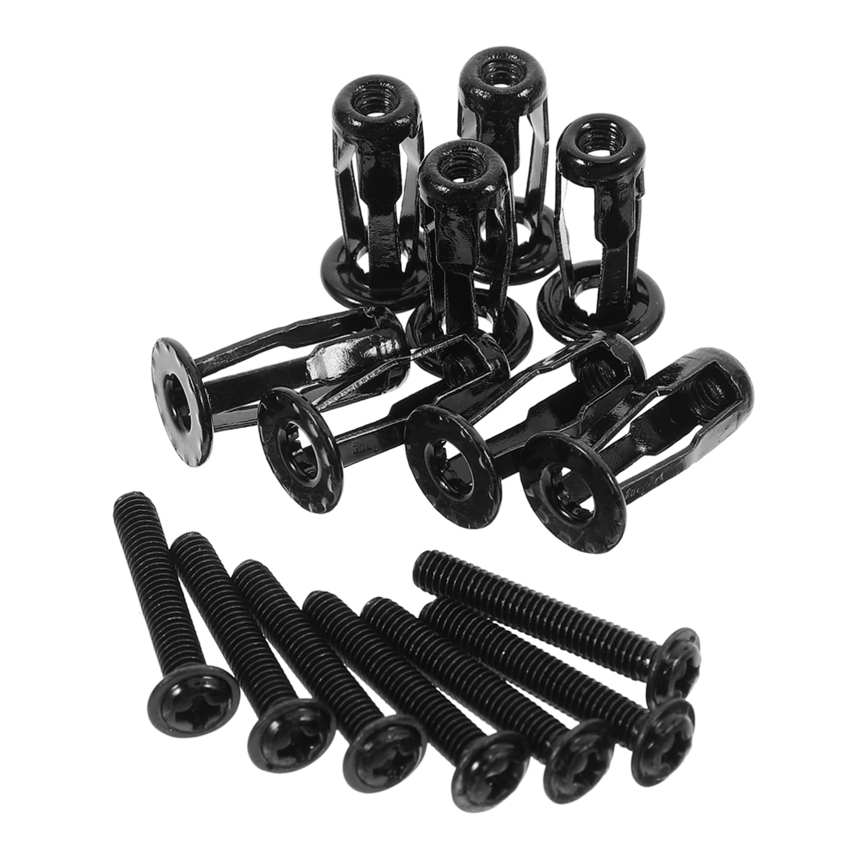 Stainless Steel Expansion Screw Kit - Assorted Metal Threaded Wall Inserts for Secure Screw Installation | Perfect for Hanging Shelves, Mirrors & Heavy Decor