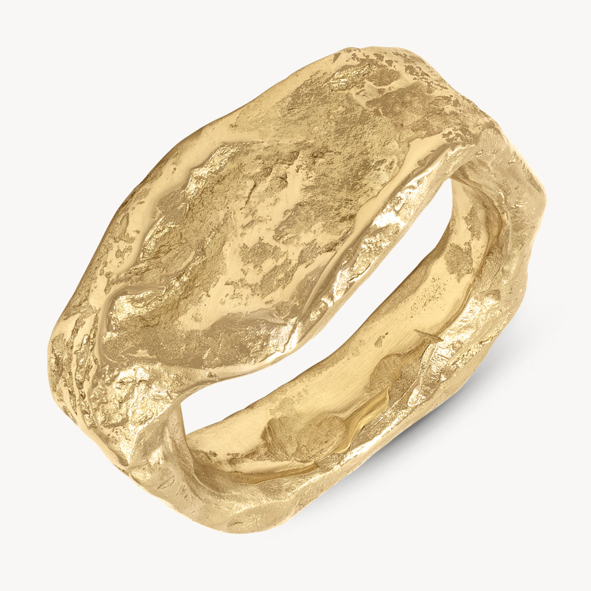 Signet Rock Ring for Women - Vintage Silver Jewelry with Natural Stone - Perfect for Everyday Wear & Special Occasions