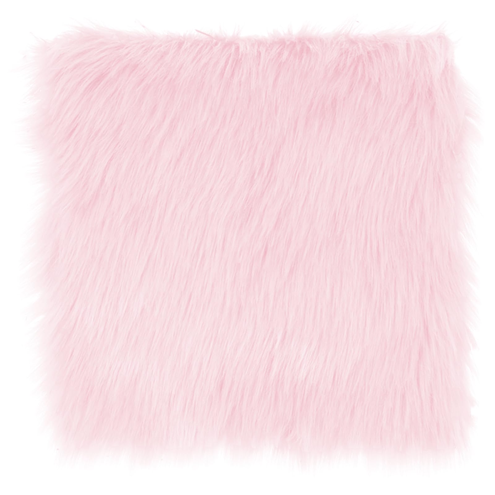3-Pack 12x12 Inch Plush Fluffy Square Locker Rugs - Non-Slip Soft Mini Carpet for Middle School Lockers, Jewelry Display & Nail Photography - Pink Locker Decor for Teens & Girls (Perfect for Dorm, Bedroom & Vanity Setup)