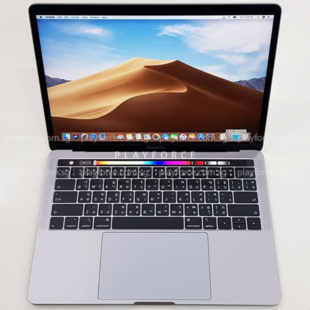 Apple MacBook Pro 13-inch (2018) with Touch Bar - 512GB SSD, Space Gray (AppleCare Included) - Perfect for Business, Design & Creative Professionals
