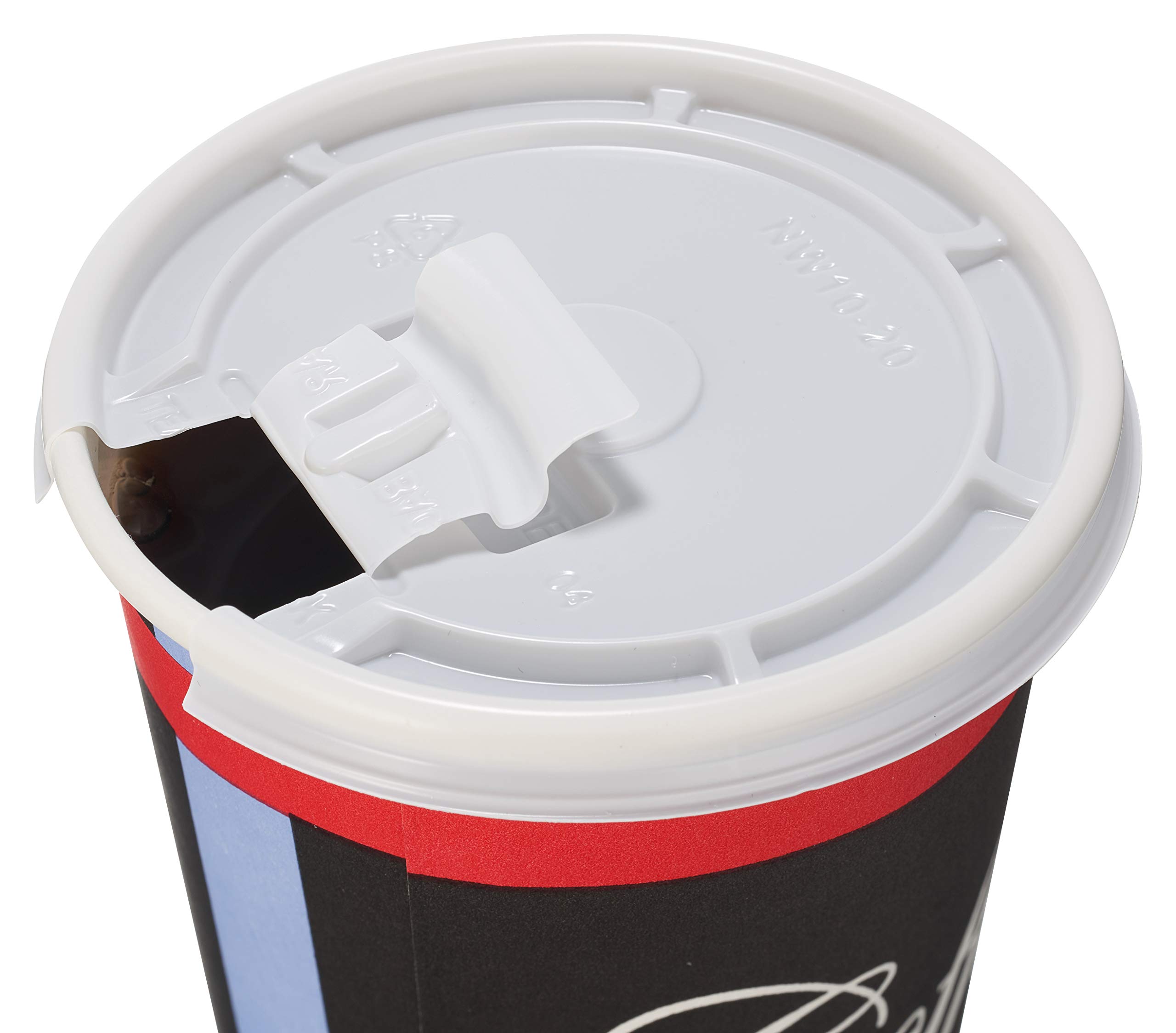 25-Pack 12oz Disposable Paper Coffee Cups with Lids, Sleeves & Stirrers - White Travel Coffee Cups for Hot/Cold Beverages - Perfect for Office, Parties, Coffee Shops, and On-the-Go Drinks (Coffee, Tea, Hot Chocolate, Latte, Cappuccino)