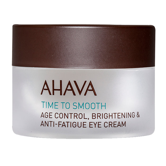 Ahava Age Control Brightening + Anti-Fatigue Eye Cream 0.5 oz - Reduce Dark Circles & Puffiness for Youthful Eyes - Perfect for Night Routine & Travel Skincare