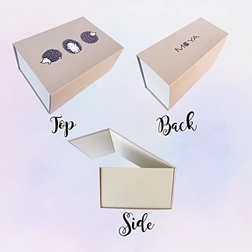 MOYA Baby Gift Box Set - Newborn Keepsake Box for Boys & Girls with Knotted Gown, Swaddle Blanket & Baby Clothes | Perfect Baby Shower Gift, Welcome Box & Registry Present for New Parents | Ideal for Hospital Visits, Christenings & First Photo Shoots
