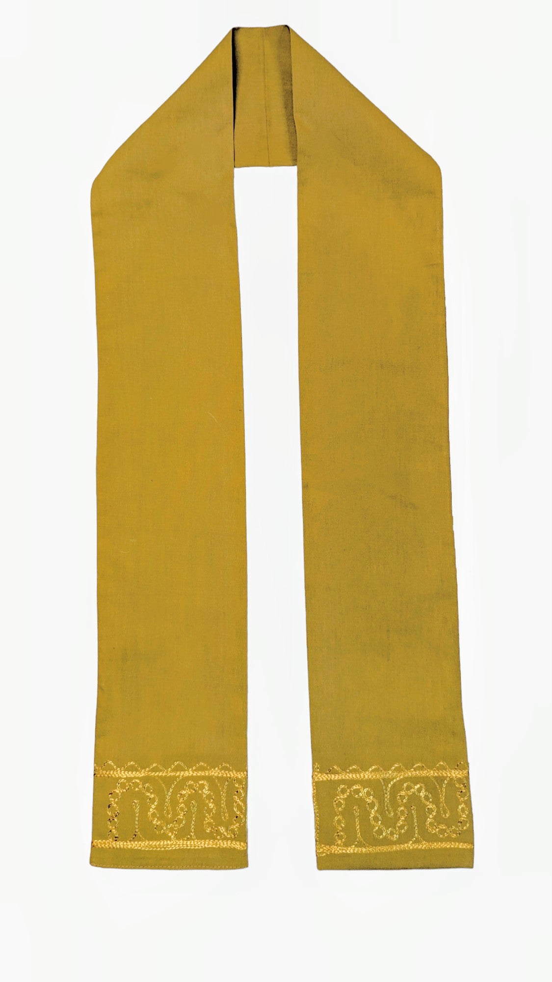 Golden Majesty African Sash with Gold Embroidery - Elegant Traditional Waist Wrap for Weddings, Cultural Events & Special Occasions | DPCDM302S