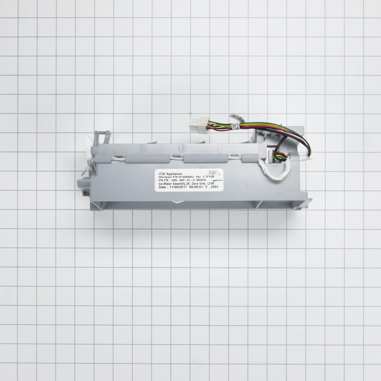 Whirlpool W10908391 Replacement Ice Maker Assembly for Refrigerators - Compatible with Select Models - Perfect for Home Kitchen & Office Use