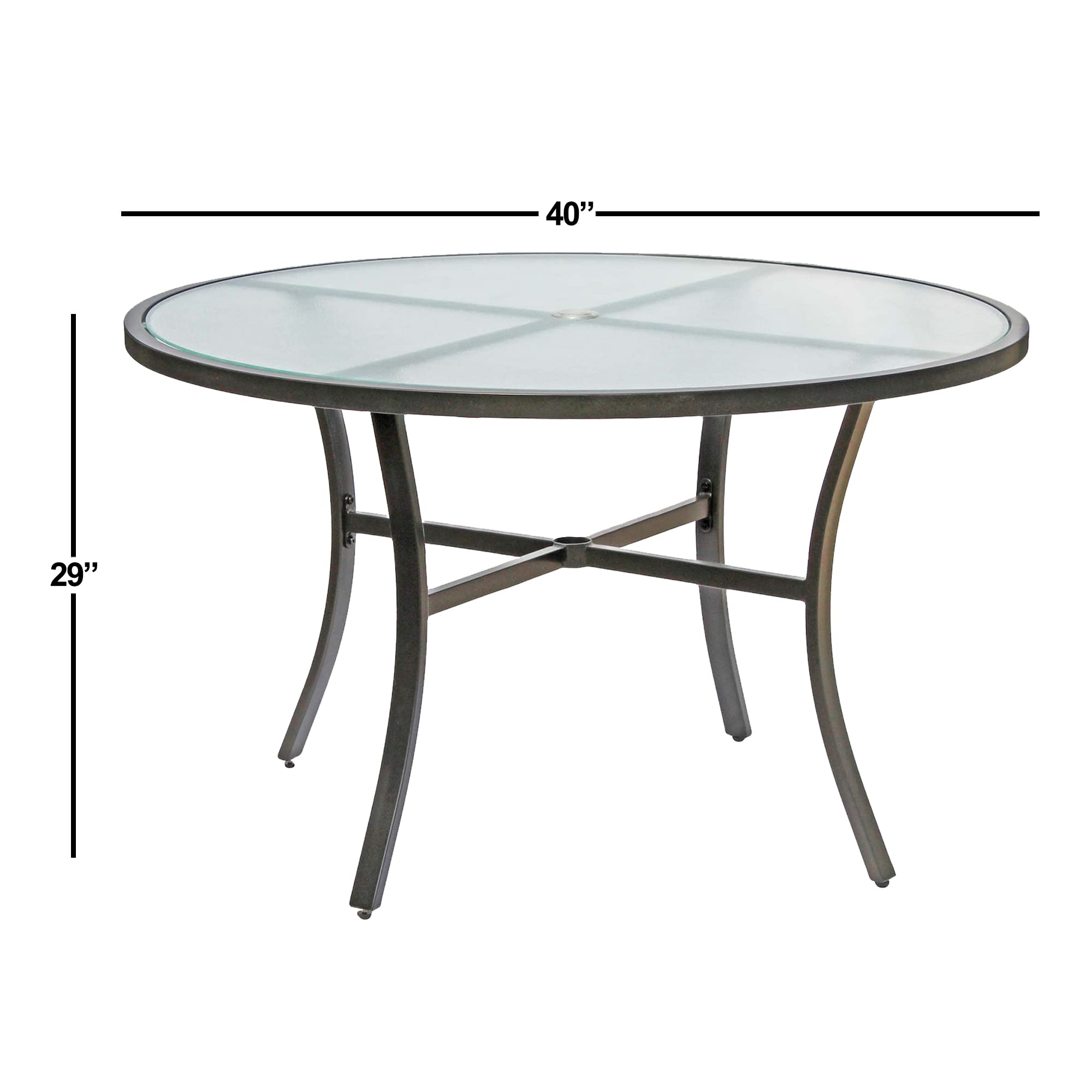Round Outdoor Patio Dining Table 40