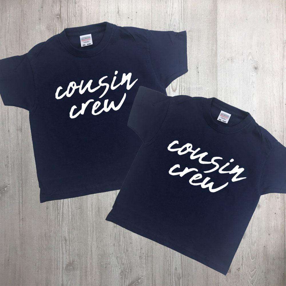 Cousin Crew Script Tees 00 (MRK X) - Trendy Graphic T-Shirts for Men & Women - Perfect for Casual Wear, Street Style & Everyday Outfits