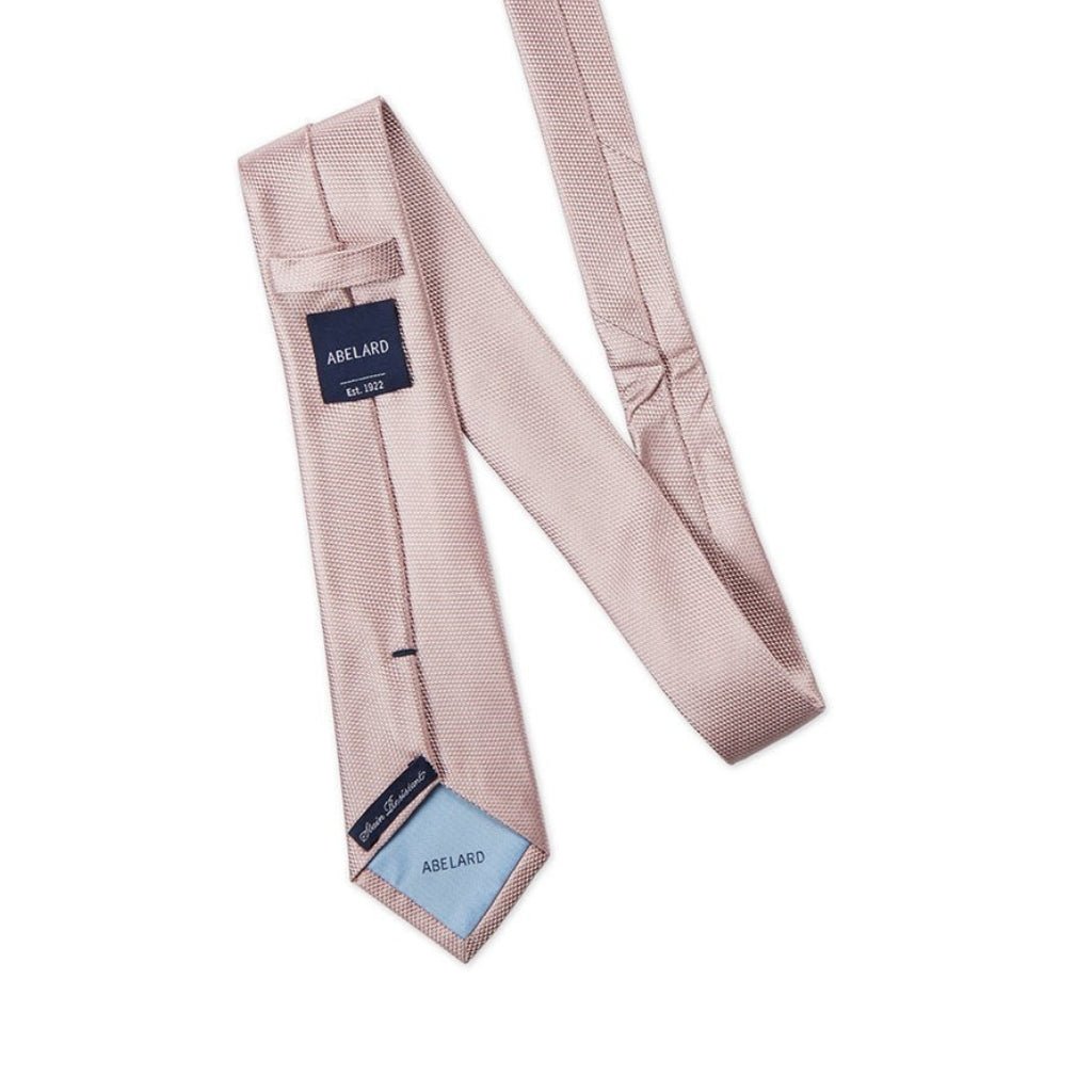 Elegant Pink Necktie for Men - Classic Silk Tie for Business, Weddings & Formal Occasions - ABELARD Premium Dress Tie Collection