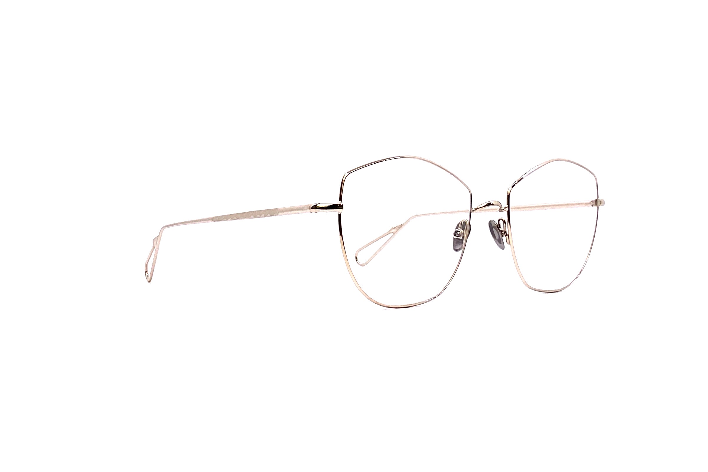 Ahlem La Siene Sunglasses - Grey Gold Frame with UV Protection - Perfect for Outdoor Activities, Travel, and Fashion Accessories