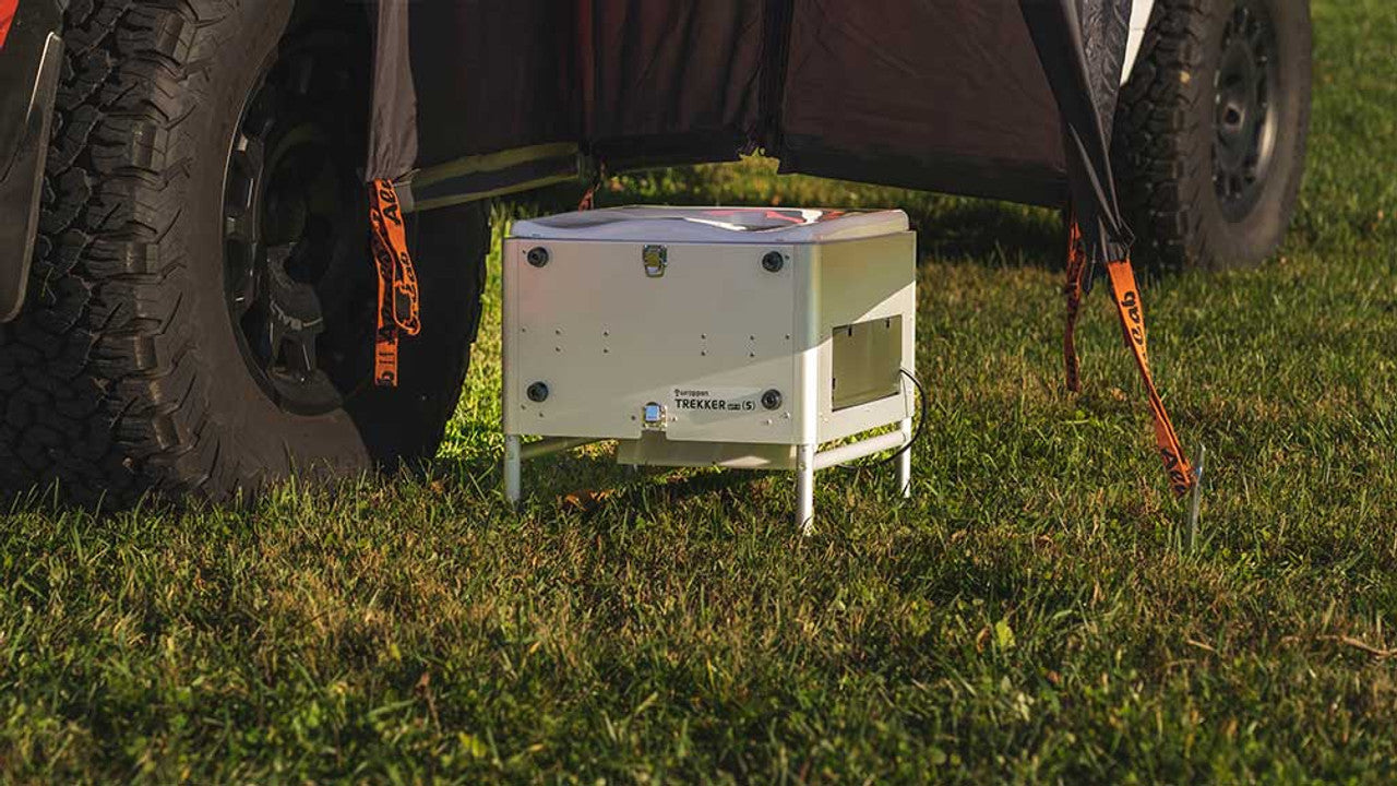 Wrappon Trekker WT 4 Portable Toilet System - Compact & Odor-Free Camping Toilet for RVs, Boats & Outdoor Adventures