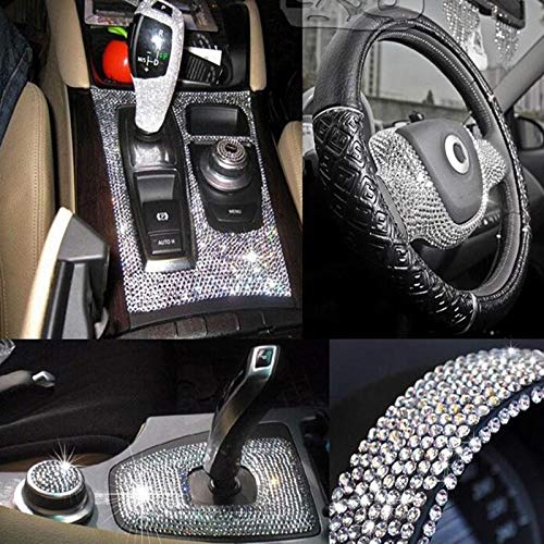 Boutique Rhinestone Decorative Stickers - 24x40cm Hot Melt Crystal DIY for Clothes, Shoes, Cars & Phone Cases (LT COL Topaz) | Perfect for Fashion Accessories, DIY Crafts & Personalizing Items