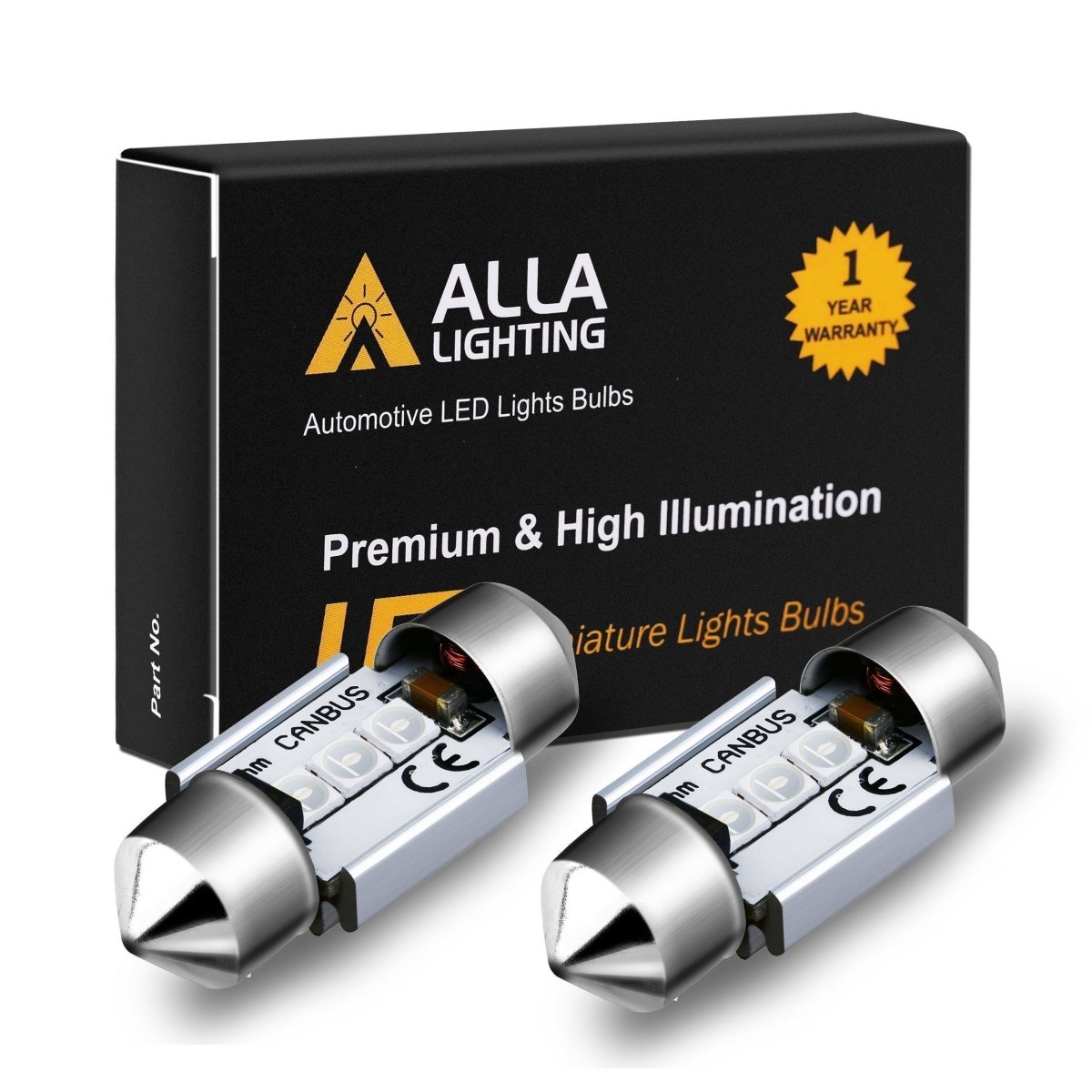 DE3175 DE3022 LED Bulbs - Super Bright Interior Map Dome Trunk Lights for Cars | DE3021 Compatible | Energy Efficient & Long Lasting | Perfect for Night Driving & Vehicle Customization